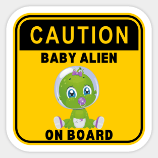 Baby Alien Sticker